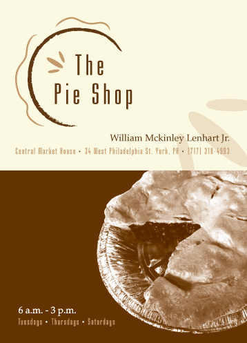 Pie Shop Card