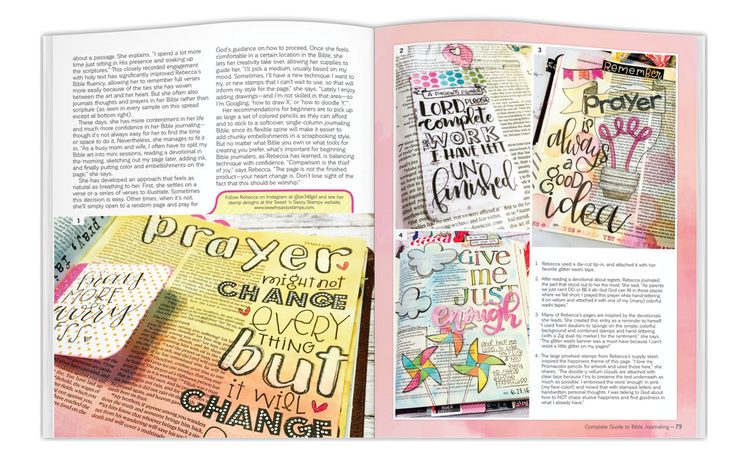 Bible Journaling Artist Spread4