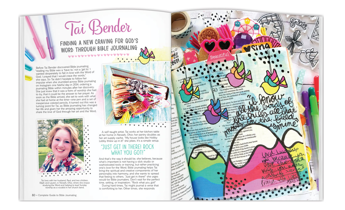 Bible Journaling Artist Spread5