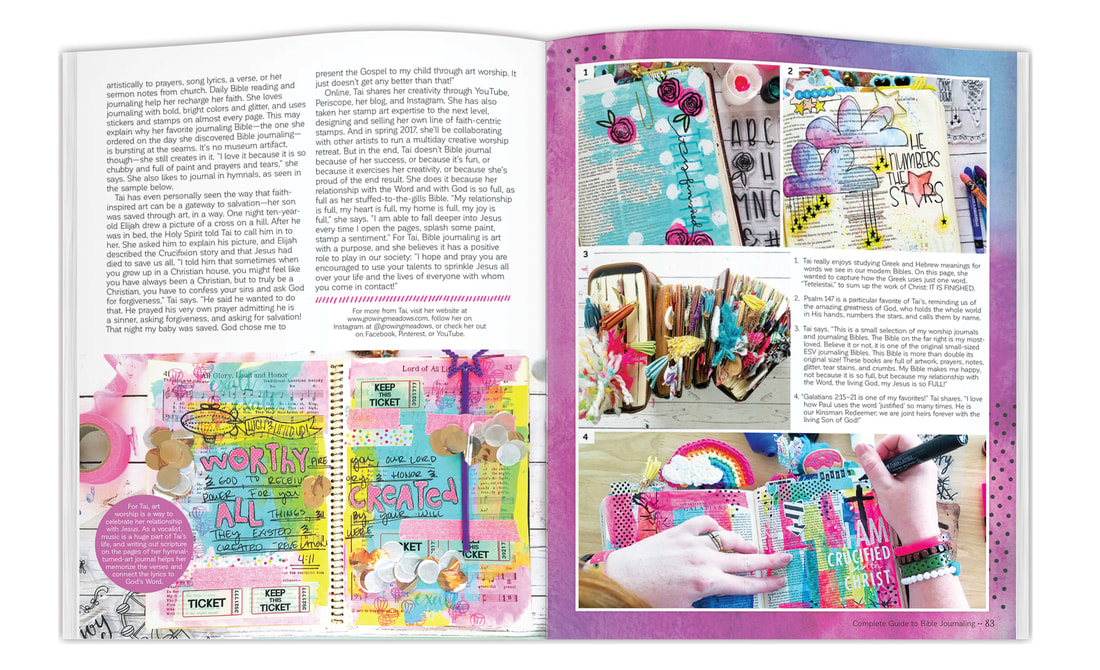 Bible Journaling Artist Spread6