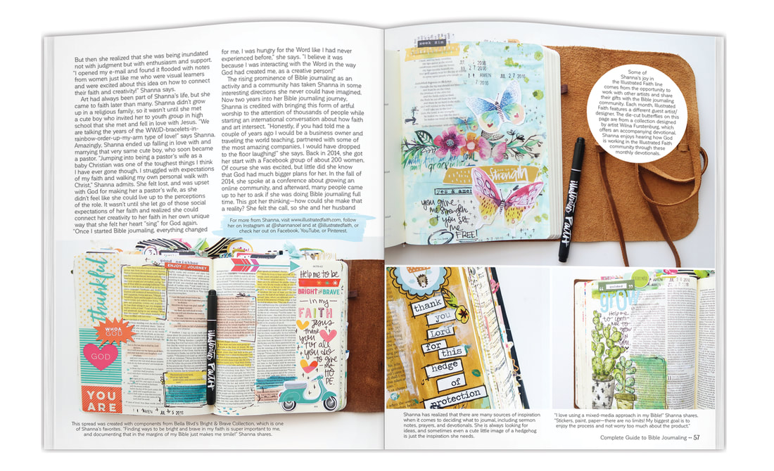 Bible Journaling Artist Spread2