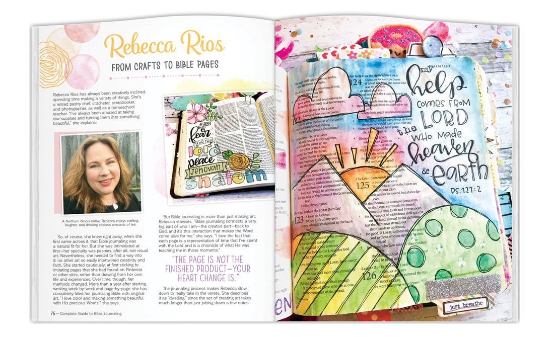 Bible Journaling Artist Spread3