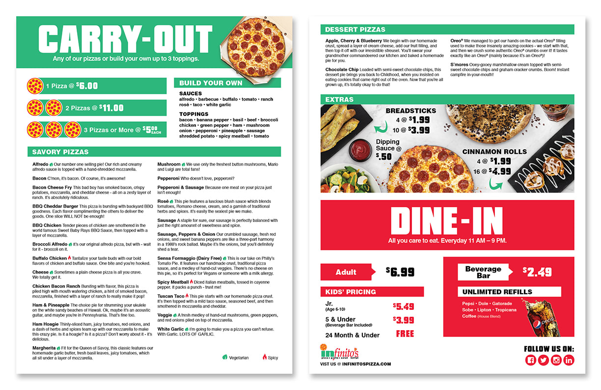 Carry-Out Menu
