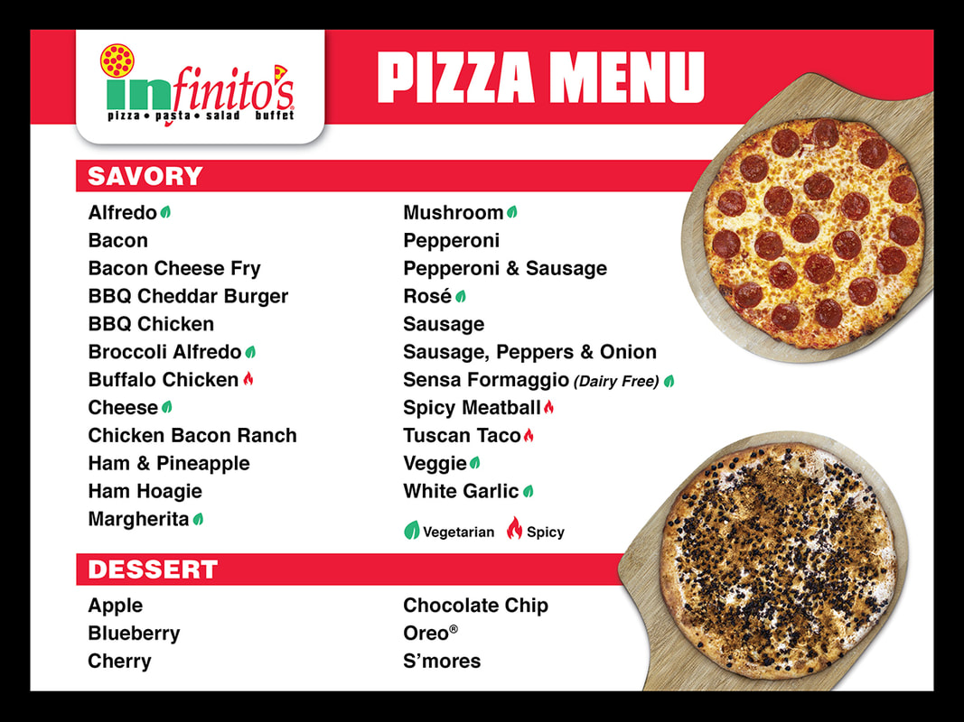 Pizza Menu