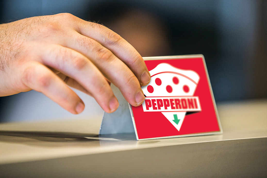 Pizza Label Mock